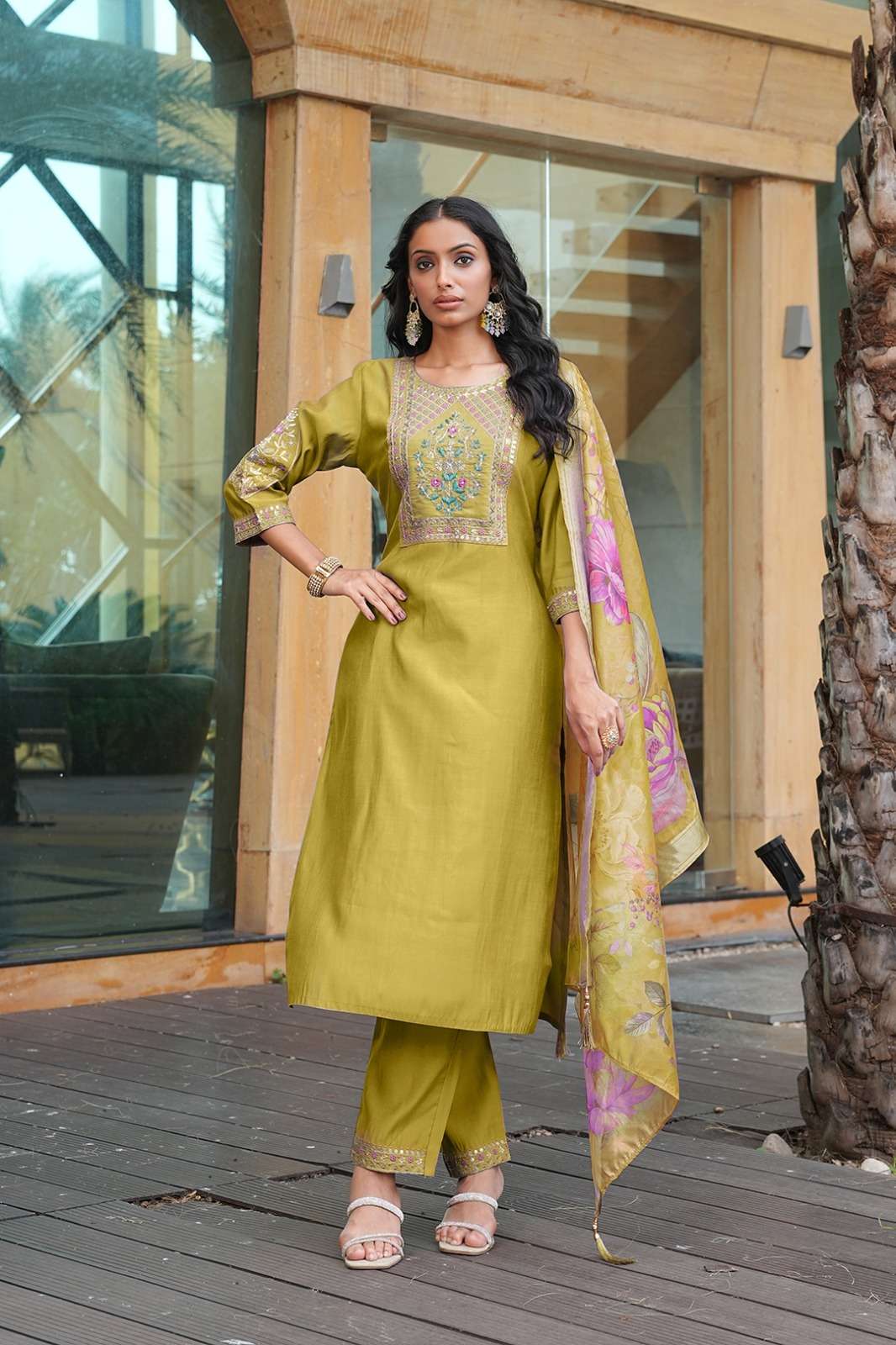 RIWAYAT HIT VOL-1 BY ASLIWHOLESALE DESIGNER PURE COTTON SILK EMBROIDERY DRESSES-00265