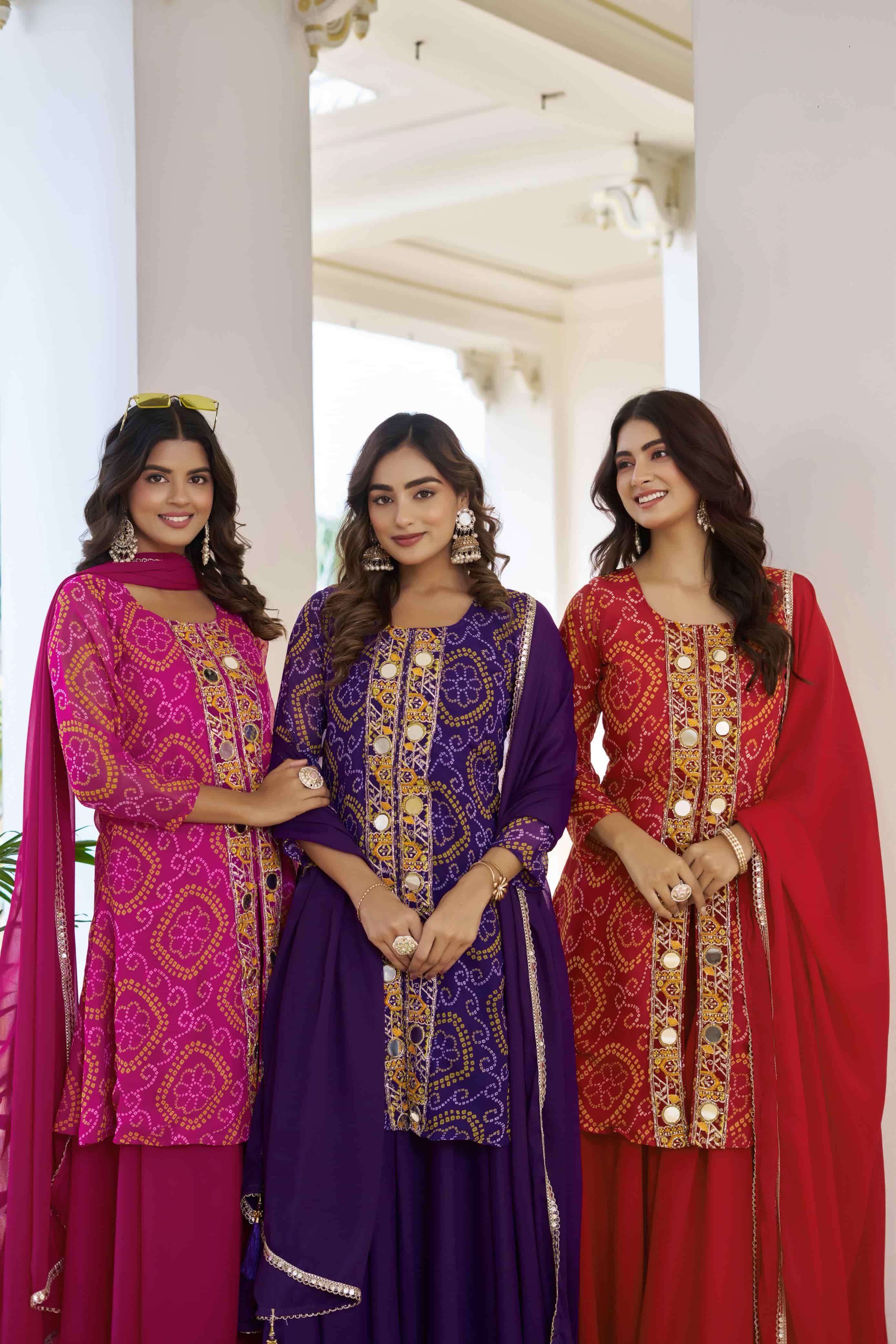RM-148 BY ASLIWHOLESALE DESIGNER PURE FAUX GEORGETTE EMBROIDERY DRESSES-00236