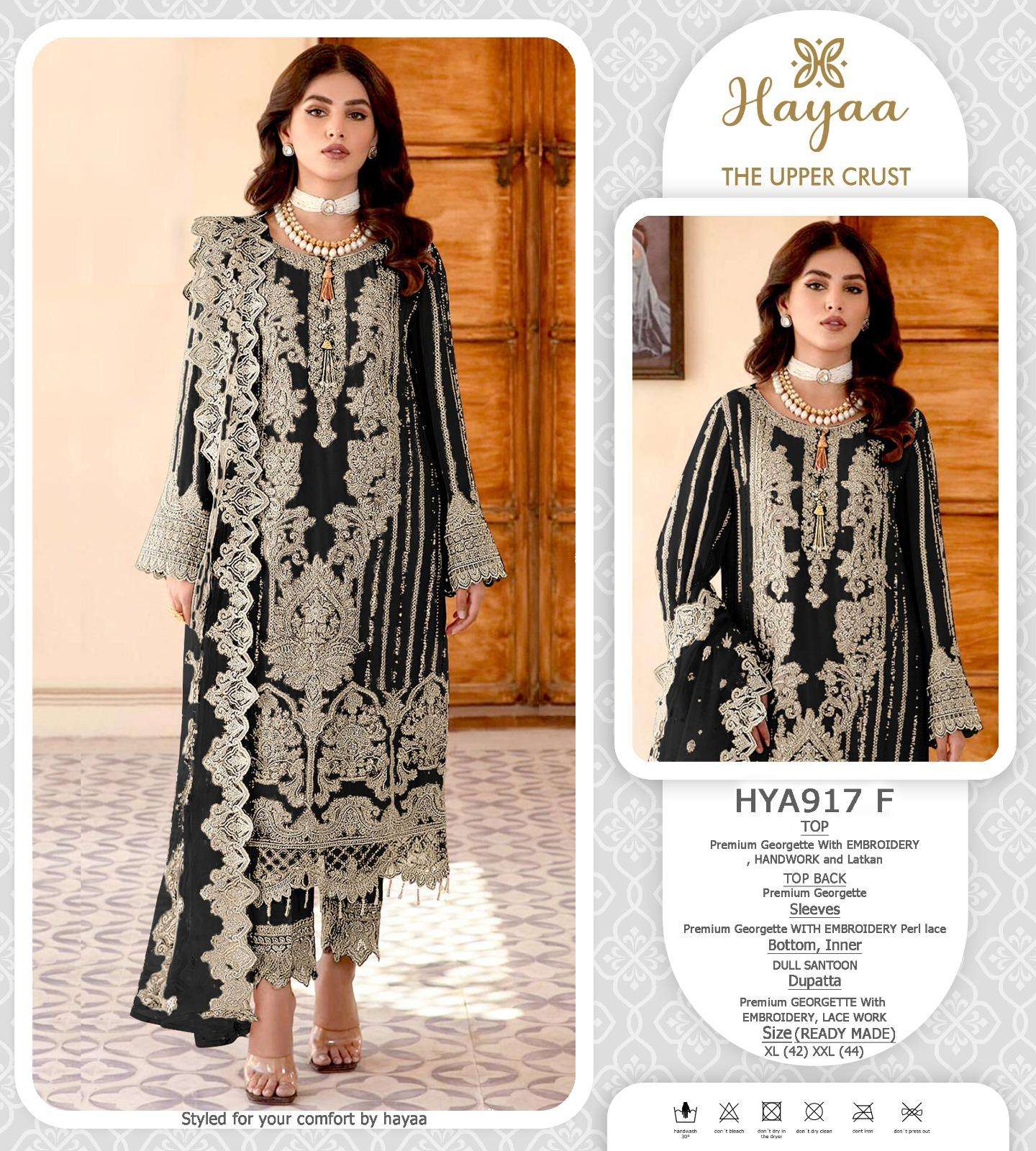 SAFA CREATION HYA-917 PURE SHIMMER NET EMBROIDERY PAKISTANI DRESSES-00203