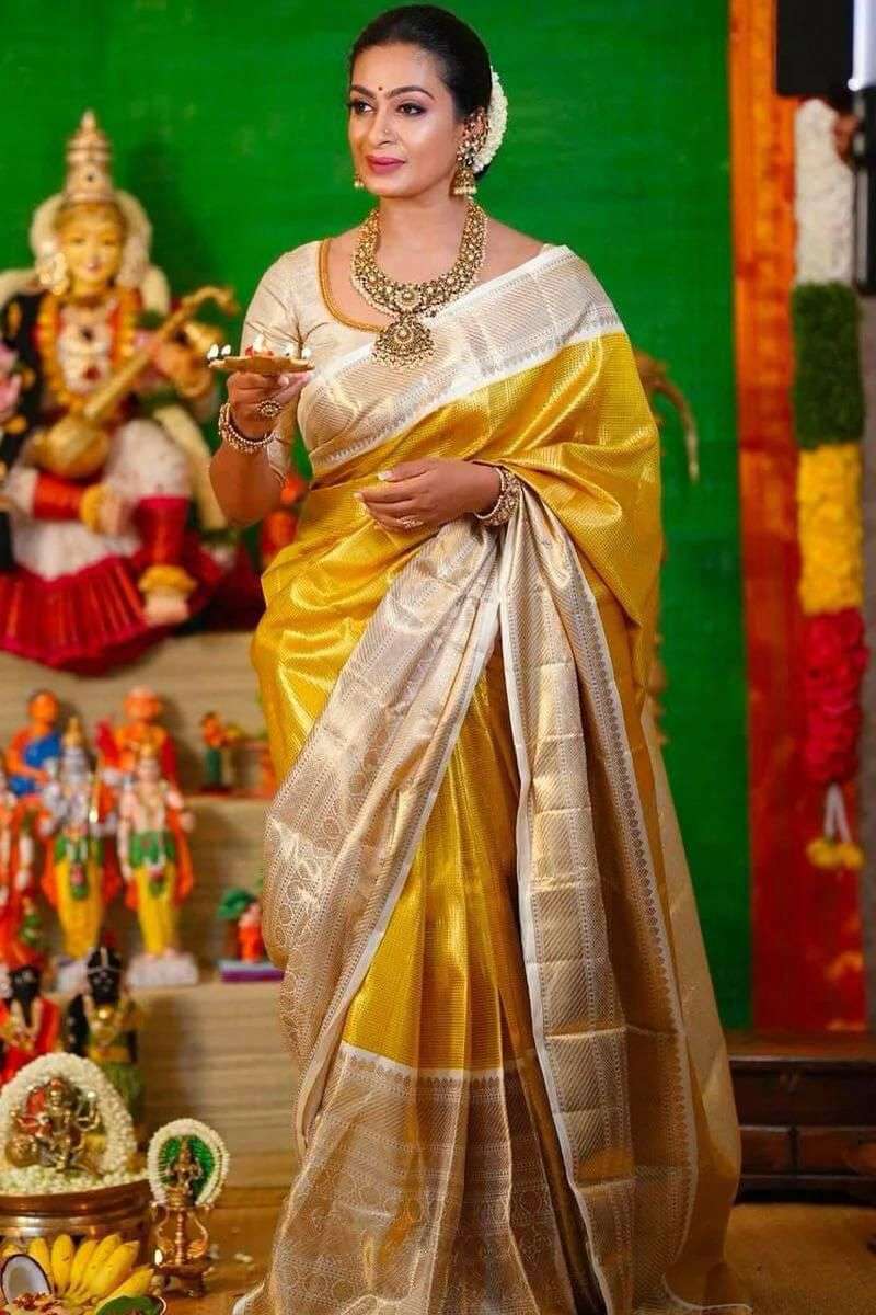 SF-816 BY ASLIWHOLESALE DESIGNER PURE TISSUE SILK PRINTED SAREES-00314