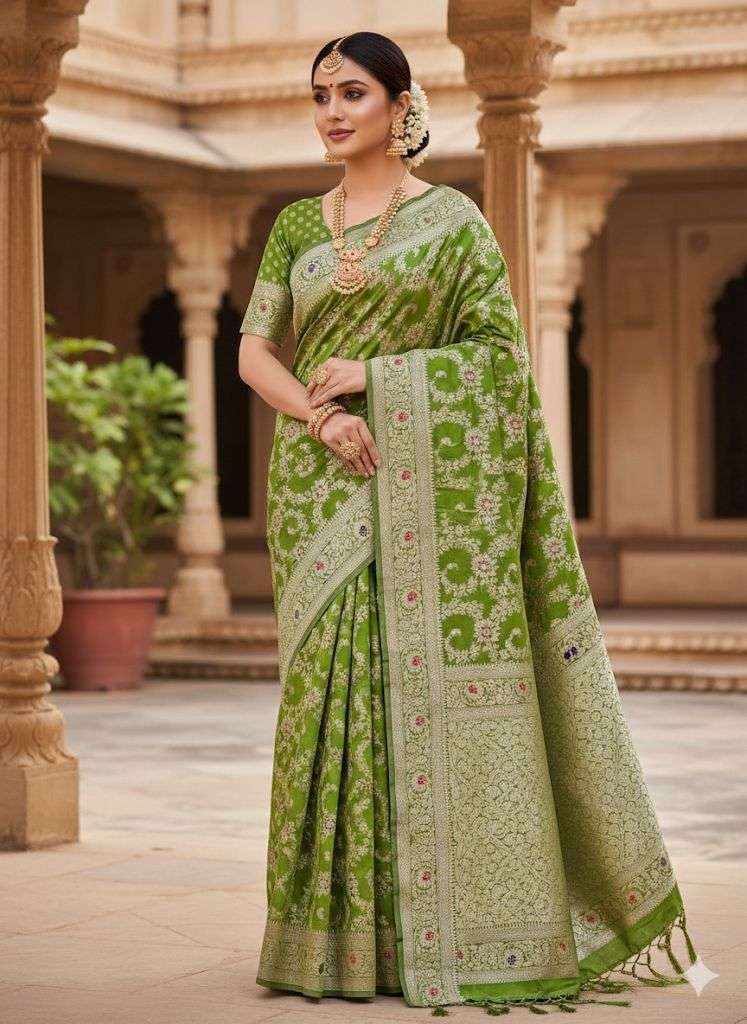 SF-869 BY ASLIWHOLESALE DESIGNER PURE BANARASI SILK EMBROIDERY SAREES-00314