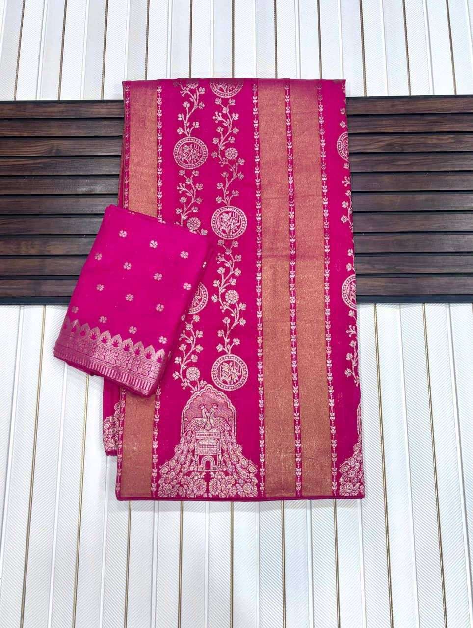 SF-954 BY ASLIWHOLESALE DESIGNER PURE GEOREGTTE SILK EMBROIDERY SAREES-00314