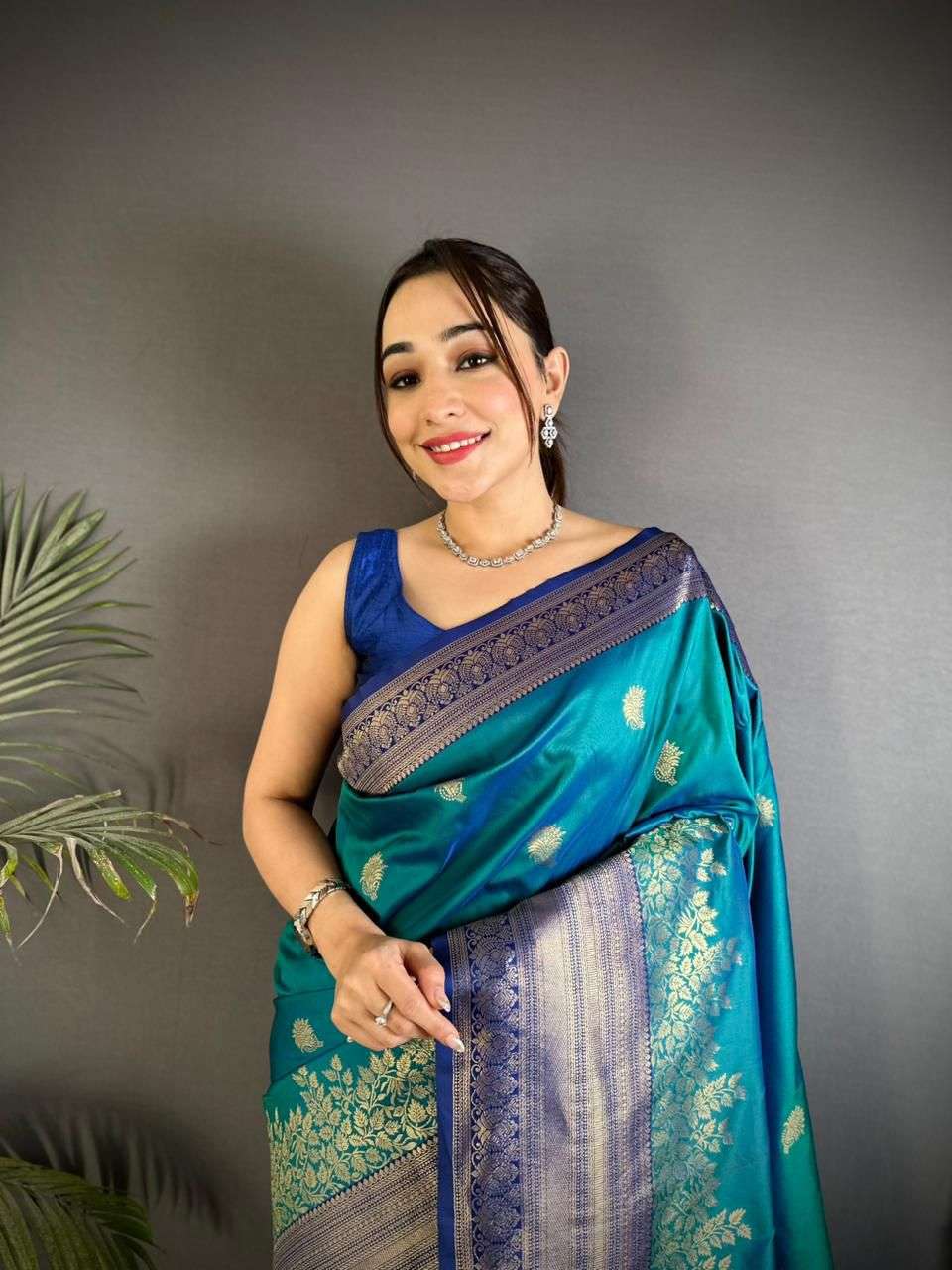SF-971 BY ASLIWHOLESALE DESIGNER PURE KANJIVARAM SILK PRINTED SAREES-00314