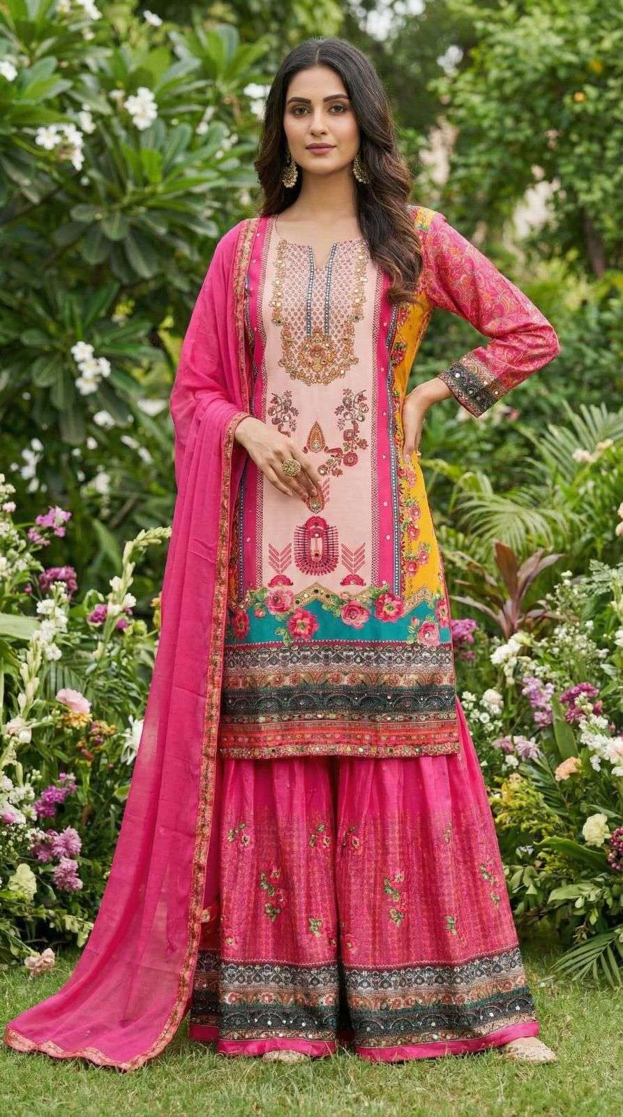 SIMAYA VOL-06 BY ASLIWHOLESALE DESIGNER PURE CREPE SILK DRESSES-00150