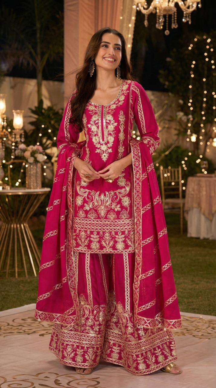 SIMAYA VOL-07 BY ASLIWHOLESALE DESIGNER PURE CHINON DRESSES-00150