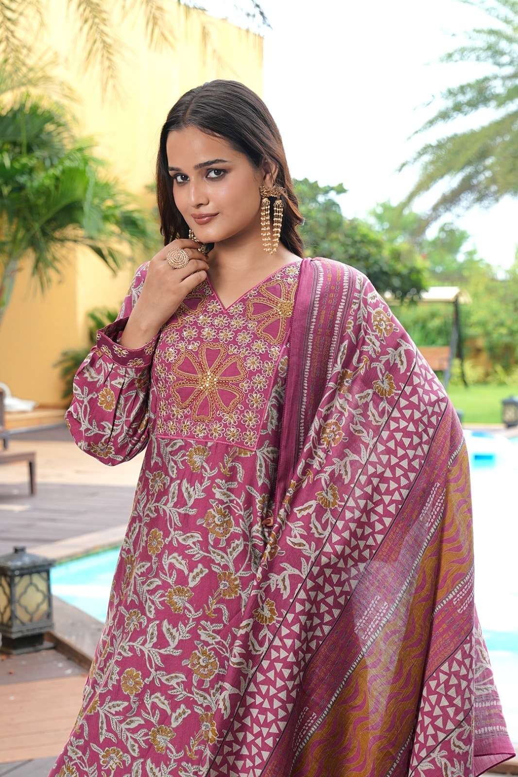 TANYA HIT VOL-1 BY ASLIWHOLESALE DESIGNER PURE COTTON SILK PRINTED DRESSES-00265