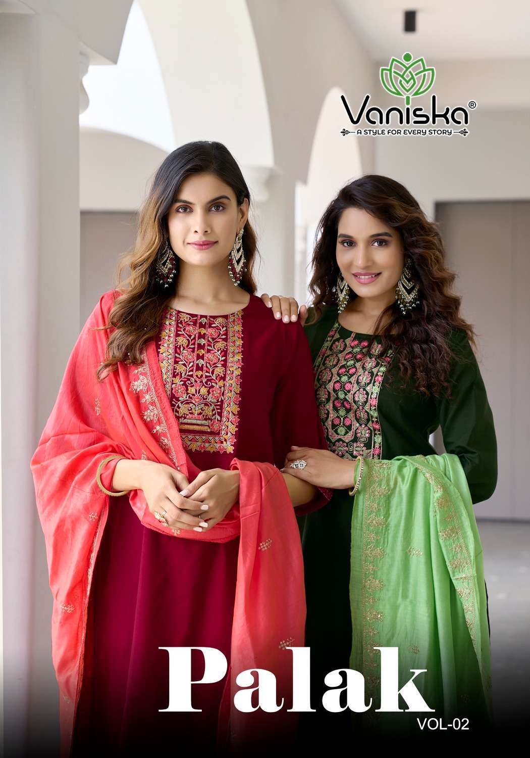 VANISKA PALAK VOL-02 2001 TO 2006 SERIES PURE SILK DRESSES-00014
