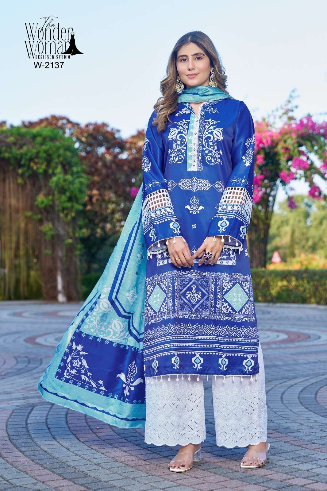 W-2137 COLOUR BY ASLIWHOLESALE DESIGNER  PURE COTTON PRINTED PAKISTANI DRESS-00028