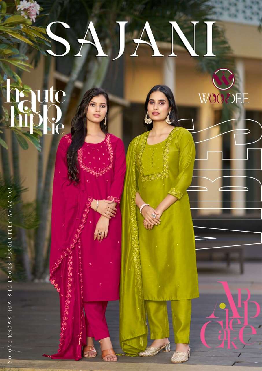 WOODEE SAJANI 1001 TO 1006 SERIES PURE VISCOSE DRESSES-00014