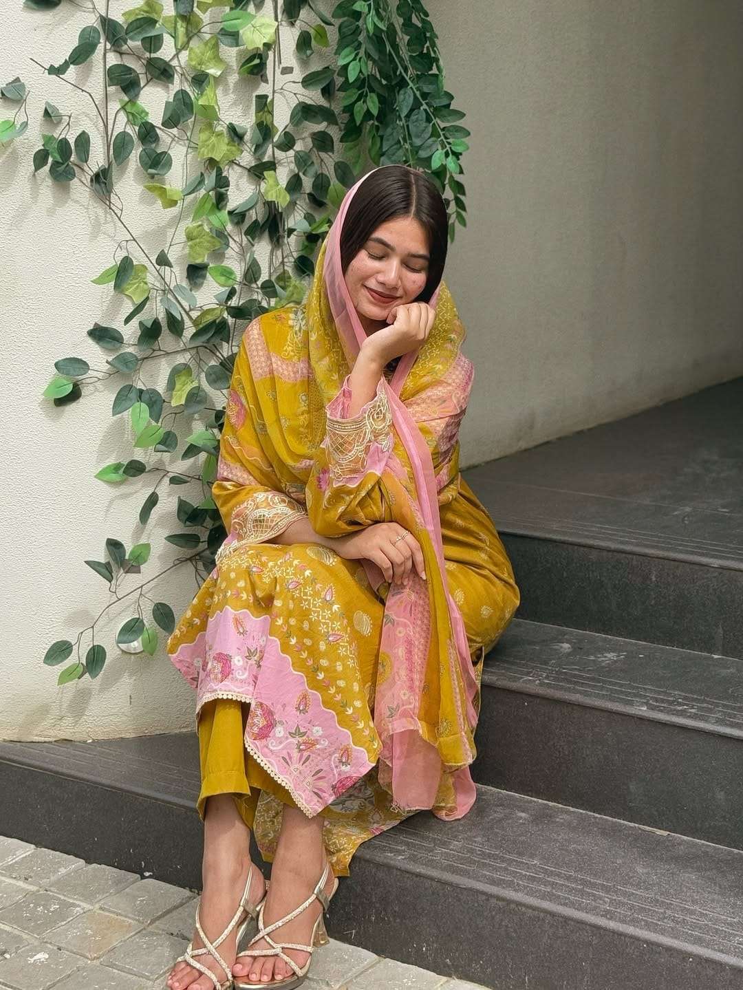 YANAYA BY ASLIWHOLESALE DESIGNER PURE COTTON EMBROIDERY DRESSES-00104