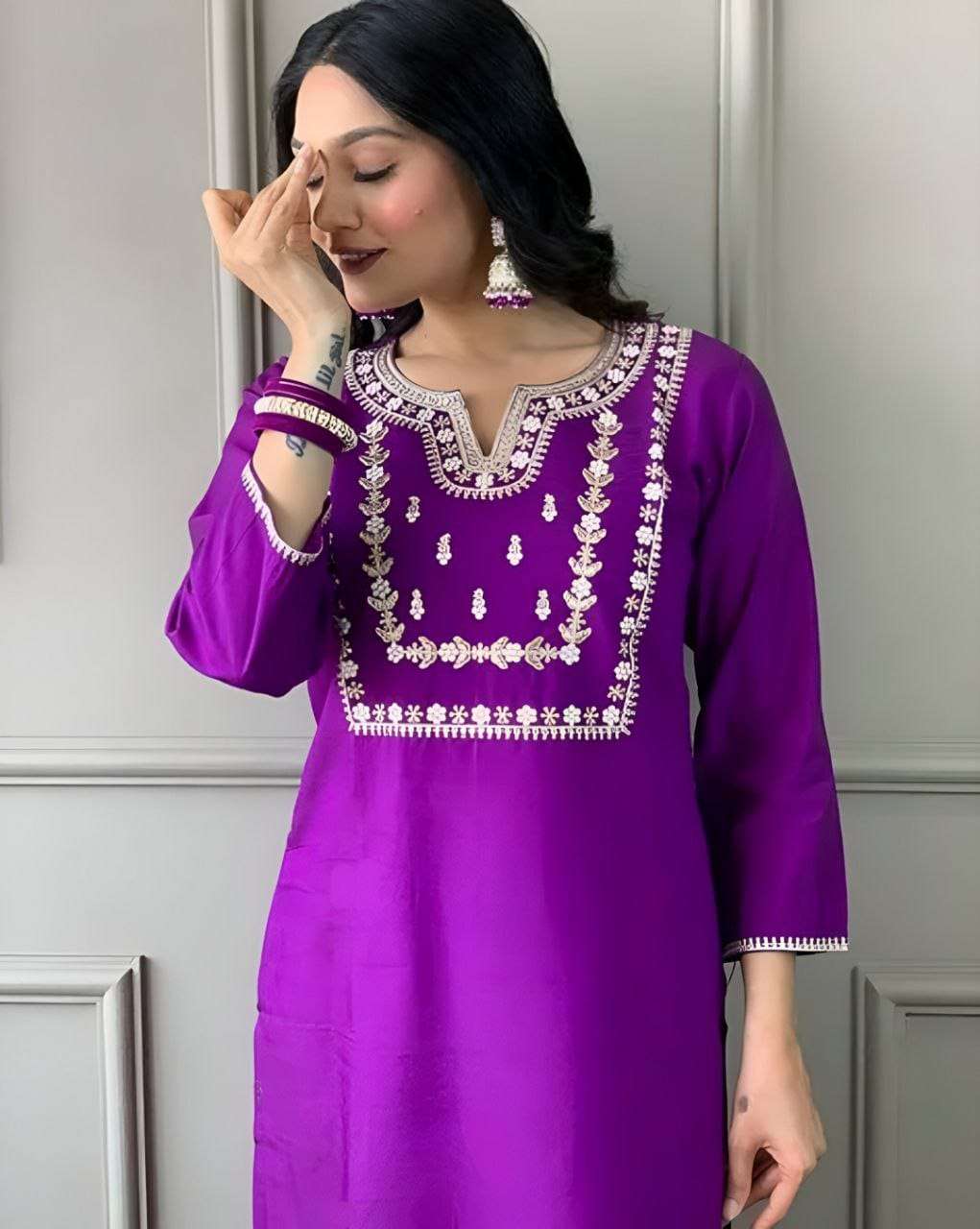  YD-020 BY ASLIWHOLESALE DESIGNER PURE VISCOSE EMBROIDERY PRINTED DRESSES-000104