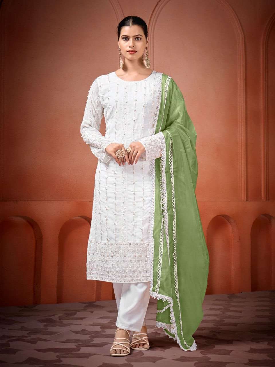 YD-024 BY ASLIWHOLESALE DESIGNER PURE SILK PRINTED PAKISTANI DRESSES-00104