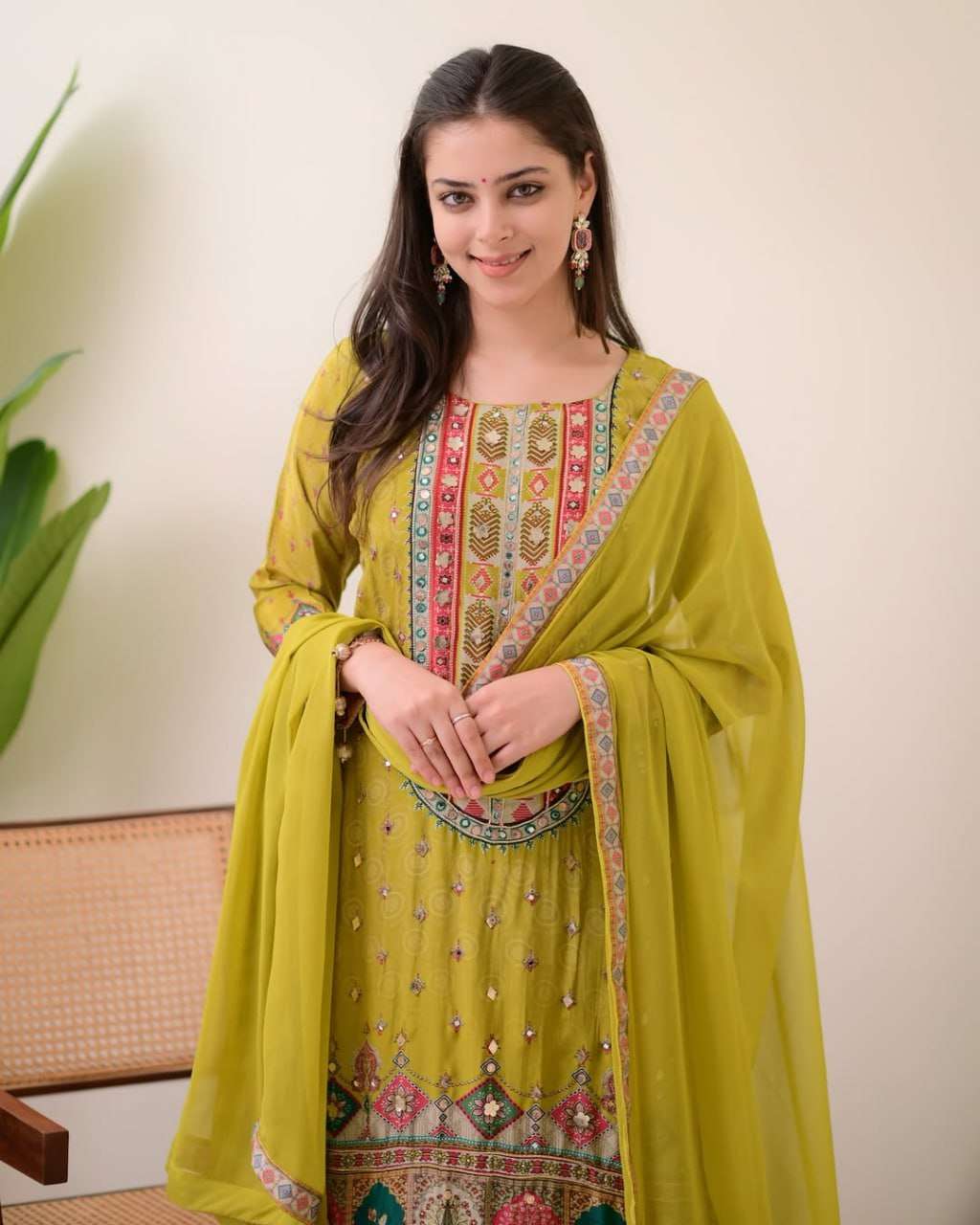 YD-028 BY ASLIWHOLESALE DESIGNER PURE MUSLIN COTTON EMRBOIDERY DRESSES-00104