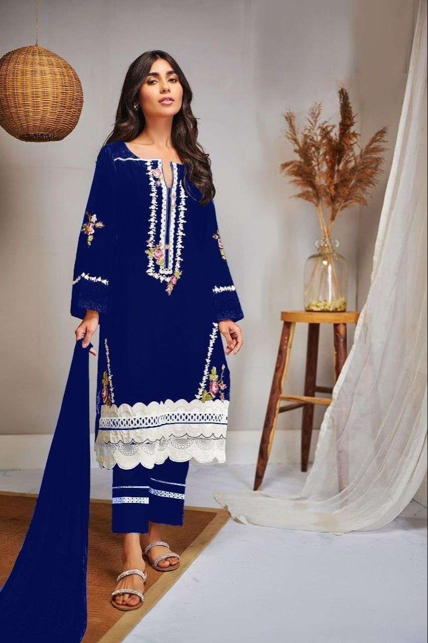 113 SERIES BY ASLIWHOLESALE PURE GEORGETTE SALWAR KAMEEZ-00318