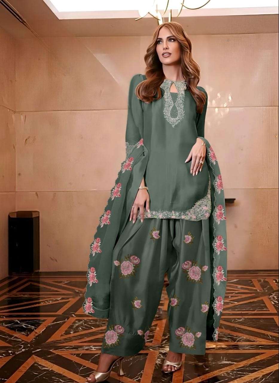 1564 SERIES BY ASLIWHOLESALE SATIN PAKISTANI SALWAR SUITS-00318