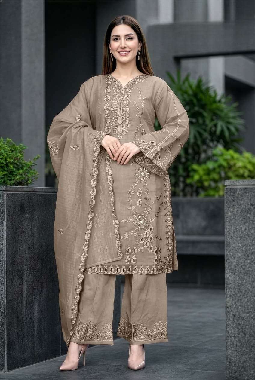 177 SERIES BY ASLIWHOLESALE LINEN EMBROIDERY PAKISTANI SUITS-00318