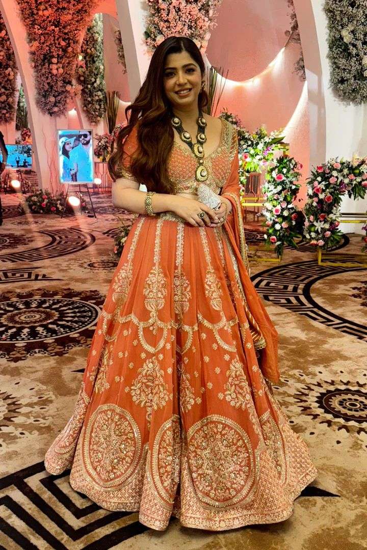 389 HIT COLOUR BY ASLIWHOLESALE FAUX GEORGETTE EMBROIDERY LEHENGAS-00246