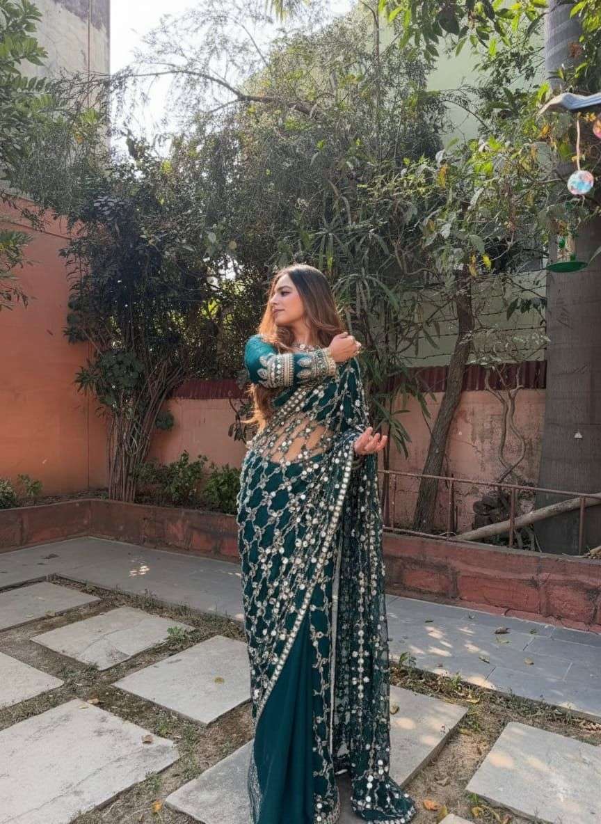 5322 HIT COLOUR BY ASLIWHOLESALE FENDY SILK EMBROIDERY SAREES-00262