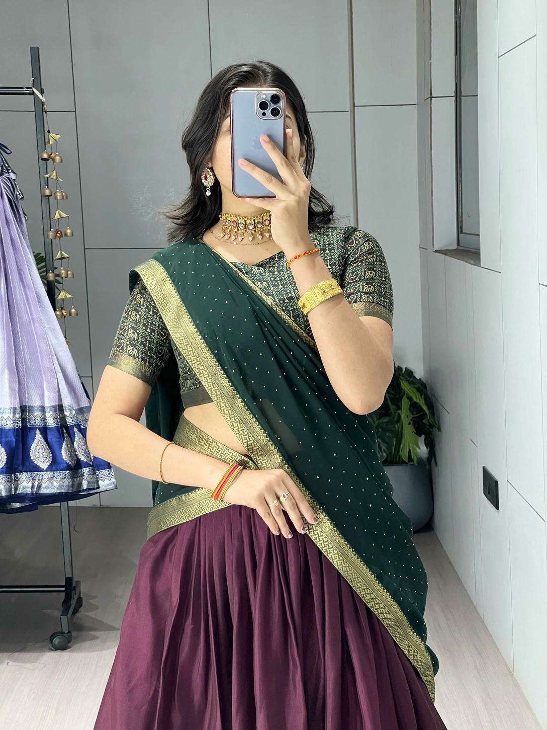 8225 COLOUR BY ASLIWHOLESALE COTTON LEHENGAS-00135