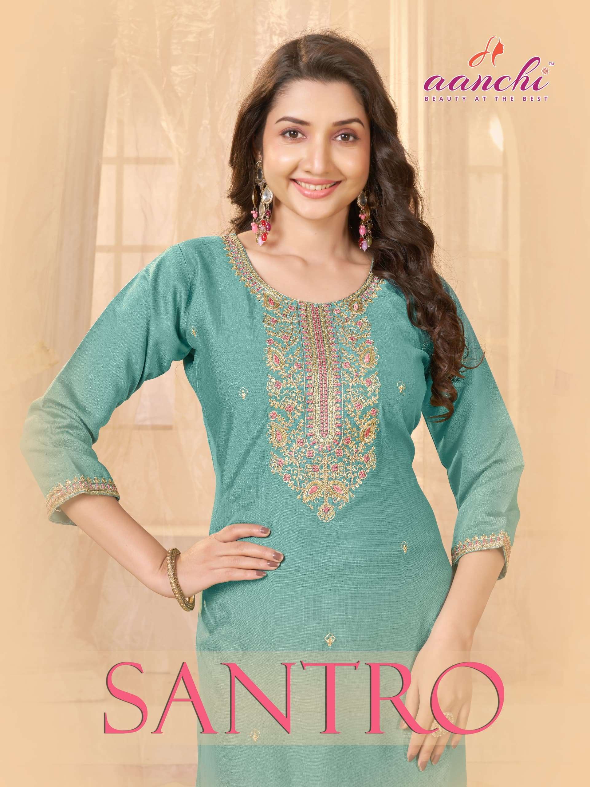 AANCHI SANTRO VATICAN STITCHED KURTIS-00286