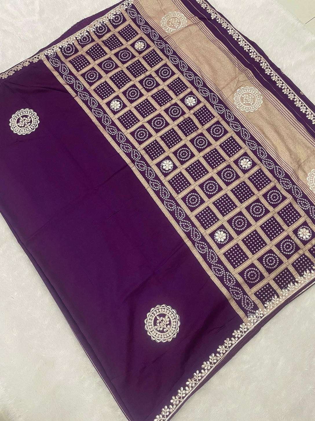 ALICE VOL-67 BY ASLIWHOLESALE GAJJI SILK PRINTED SAREES-00090