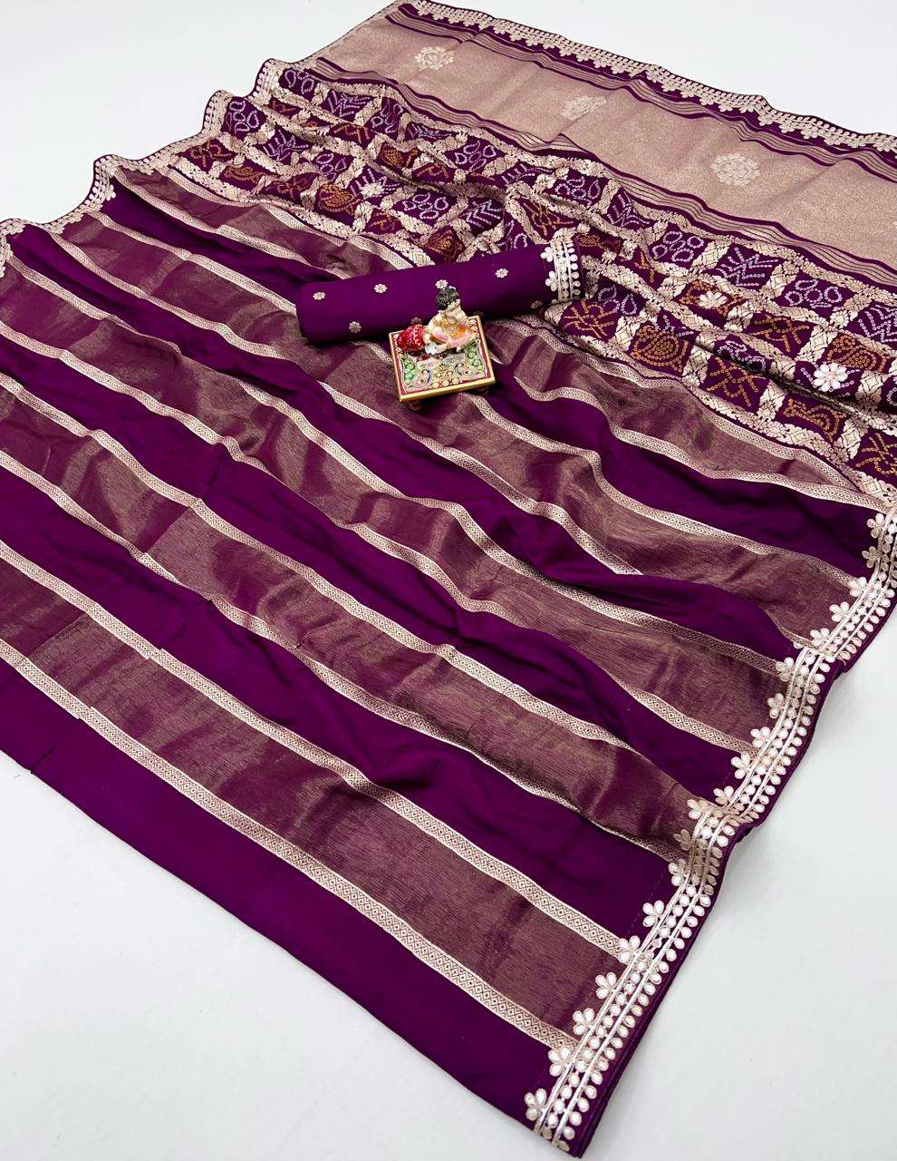 ALICE VOL-72 BY ASLIWHOLESALE VISCOSE GAJI SILK PRINTED SAREES-00090