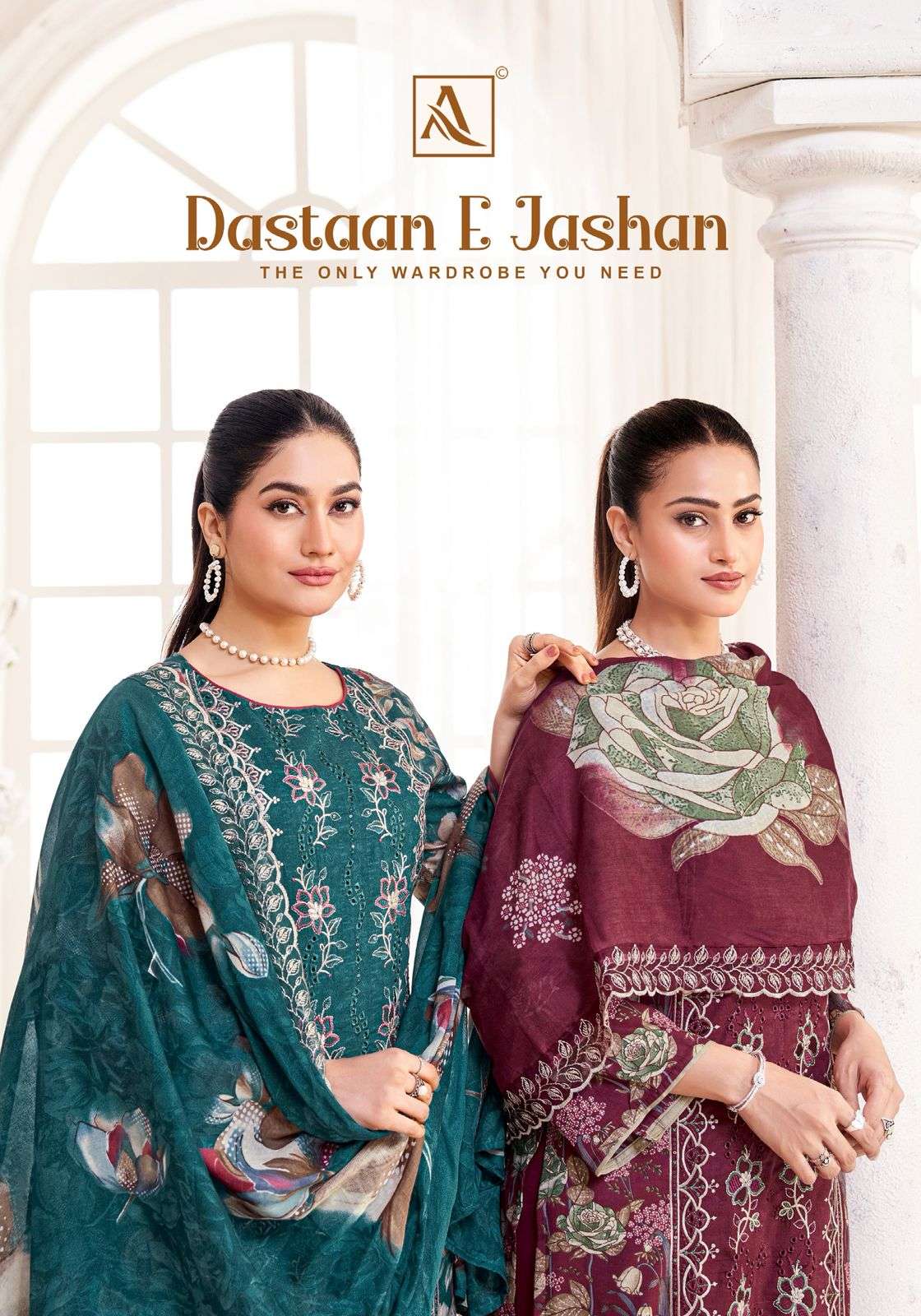 ALOK SUIT DASTAAN E JASHAN 01 TO 06 SERIES COTTON PRINTED DRESSES-00201
