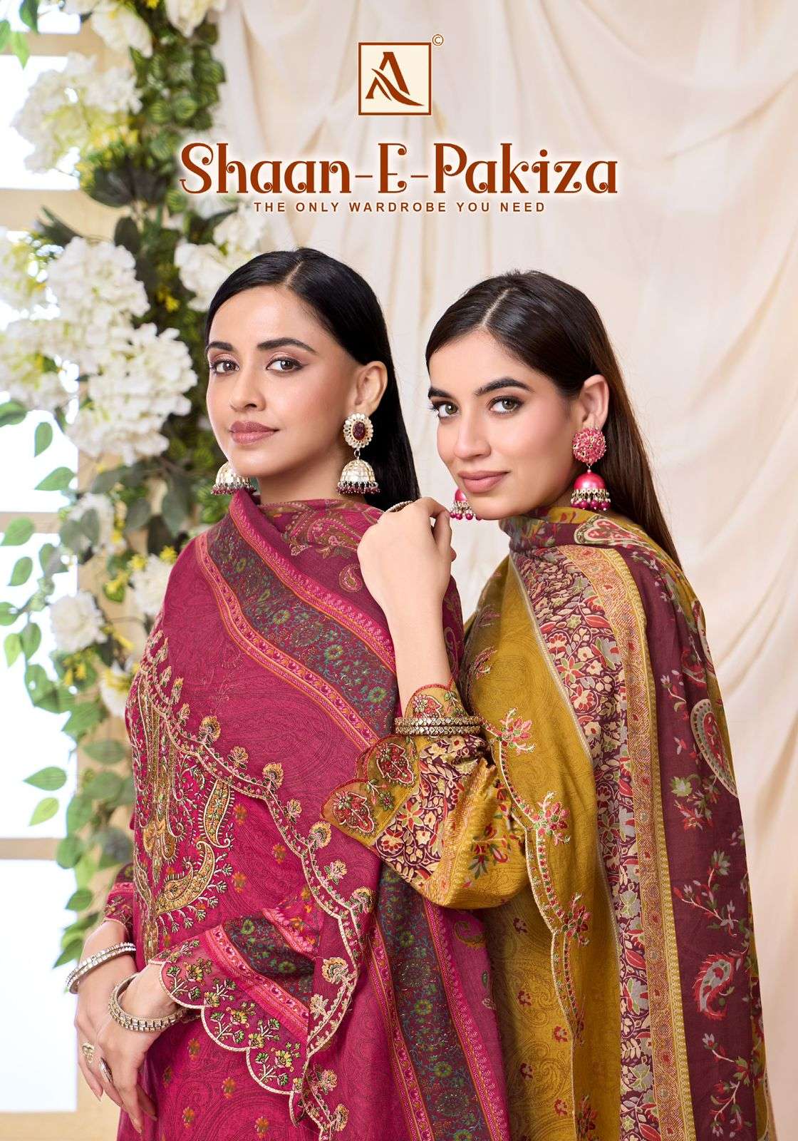 ALOK SUIT SHAAN E PAKIZA 01 TO 06 SERIES COTTON PRINTED EMBROIDERY DRESSES-00201