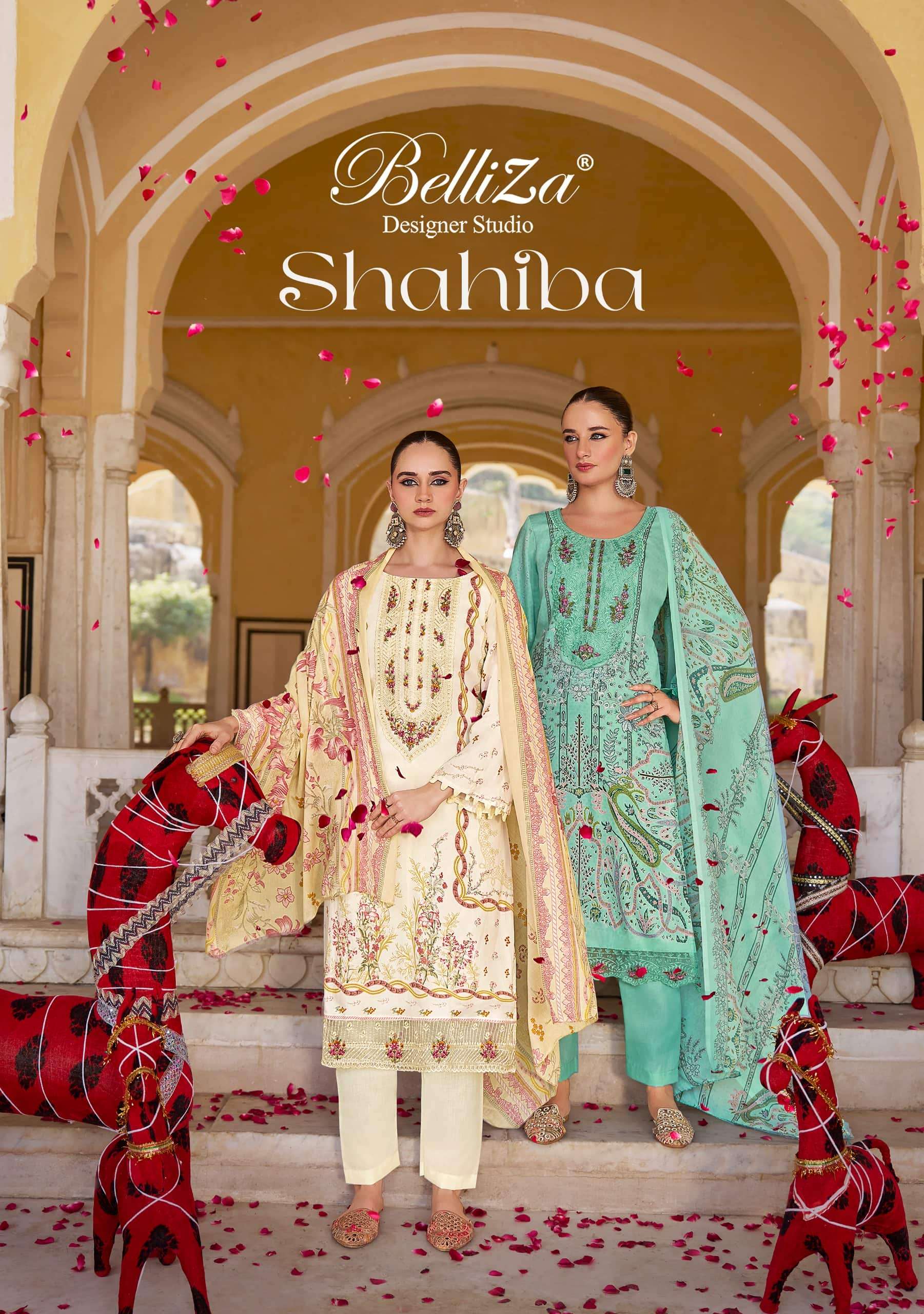 BELLIZA SHAHIBA 001 TO 006 SERIES COTTON PRINTED DRESSES-00011