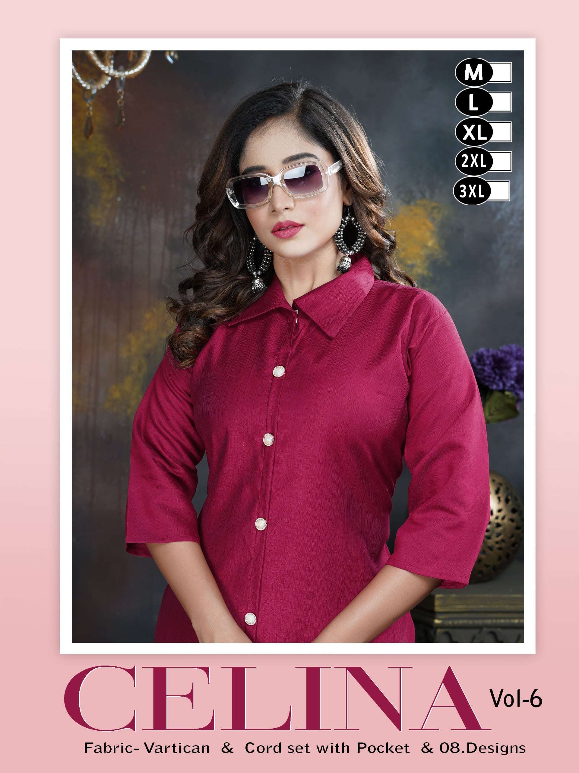 CELINA BY ASLIWHOLESALE VERTICAN PRINTED STITCHED CO-ORD SET-00320