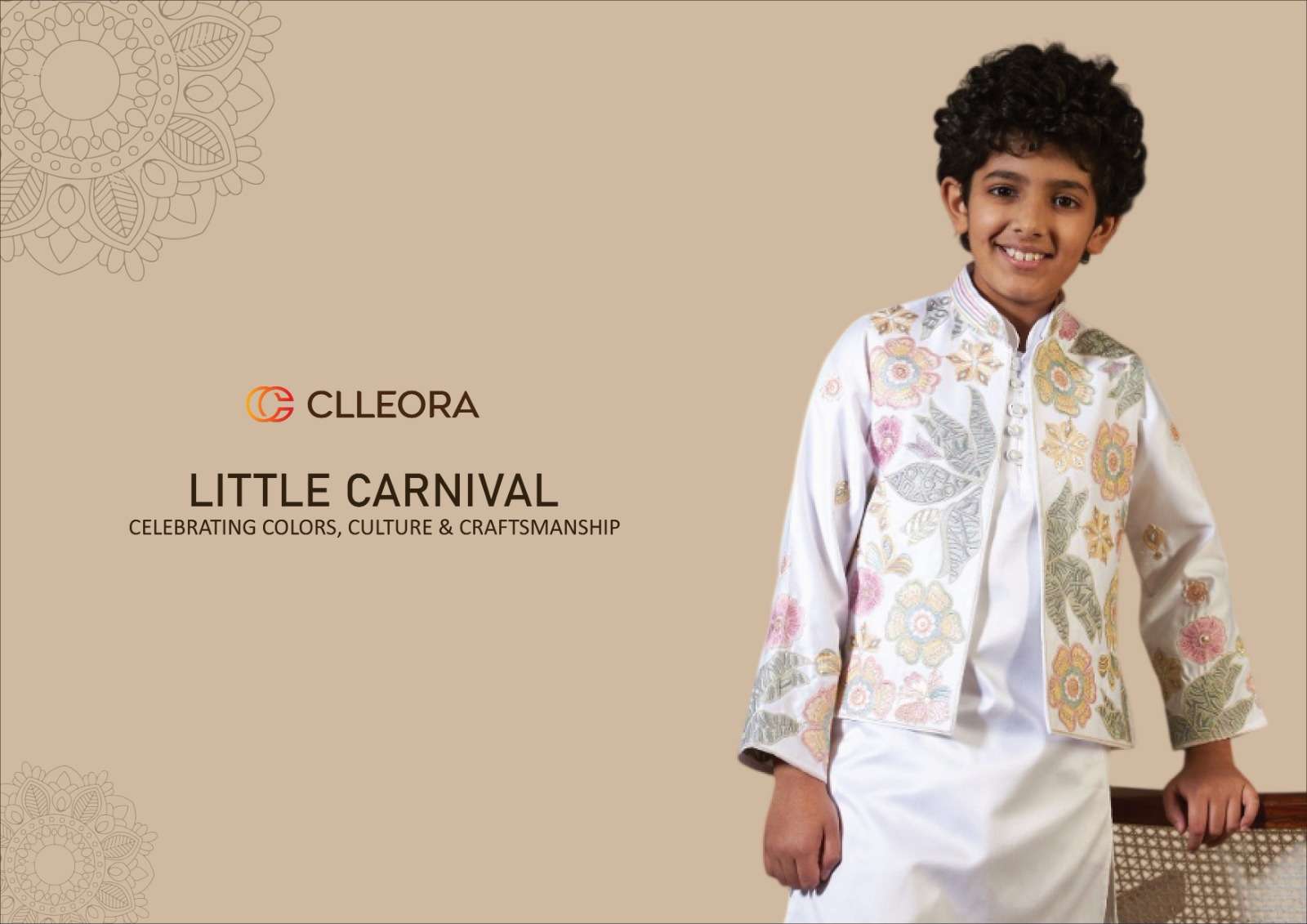 CLLEORA LITTLE CARNIVAL 91081 TO 91084 SERIES SATIN EMBROIDERY KURTA-00278