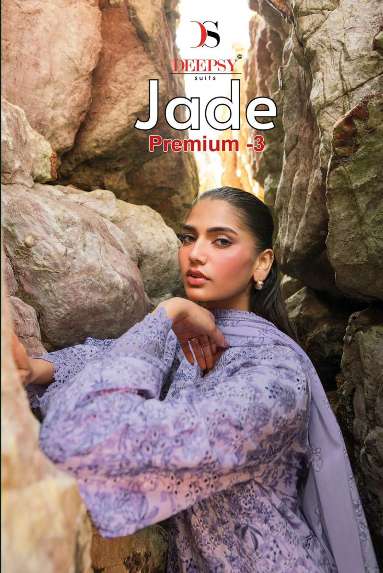 DEEPSY SUIT JADE PREMIUM VOL-03 1591 TO 1598 SERIES COTTON EMBROIDERY DRESSES-00201