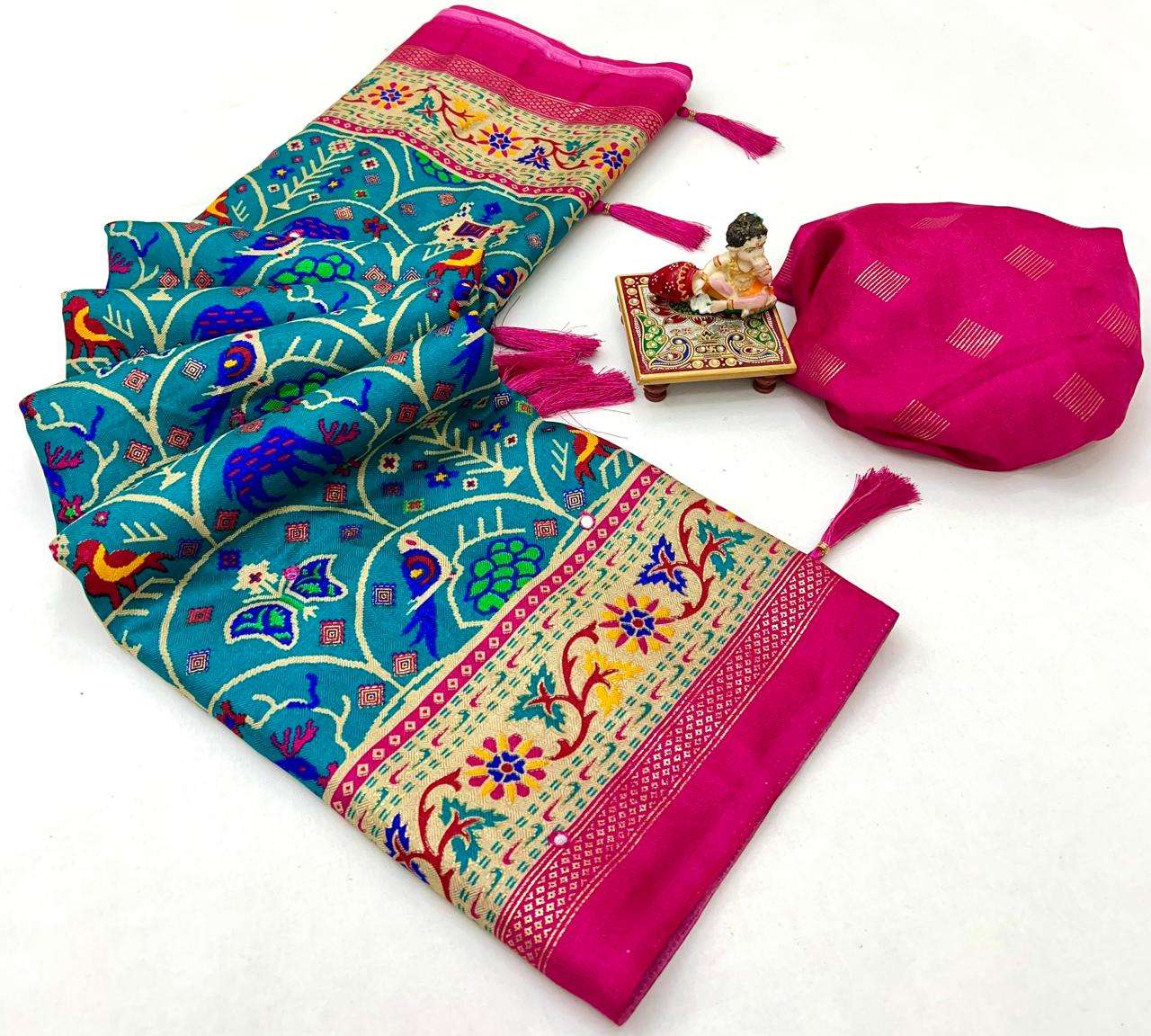 DEVYANI VOL-125 BY ASLIWHOLESALE PASHMINA PRINTED SAREES - 00259