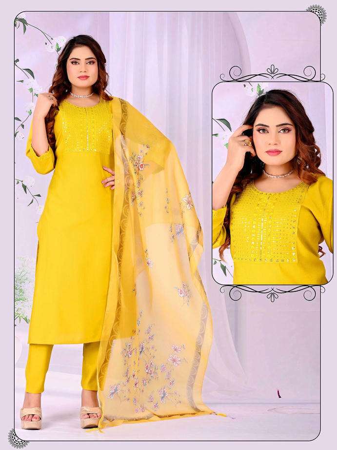  RAGINI BY ASLIWHOLESALE STITCHED VATICAN SILK PRINTED DRESSES-00320