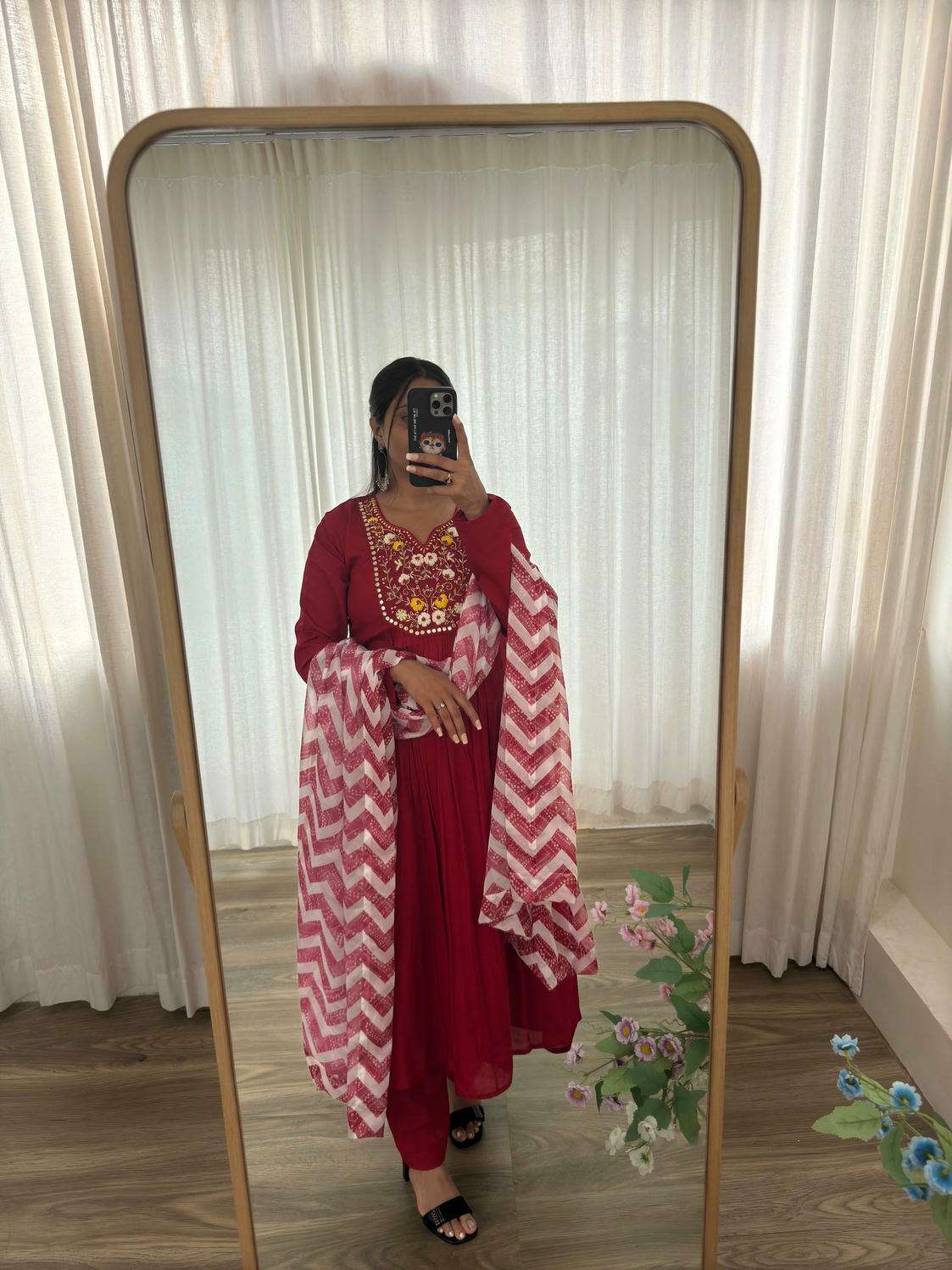 DN- 444 BY ASLIWHOLESALE PURE MUSLIN SILK SUIT-00232