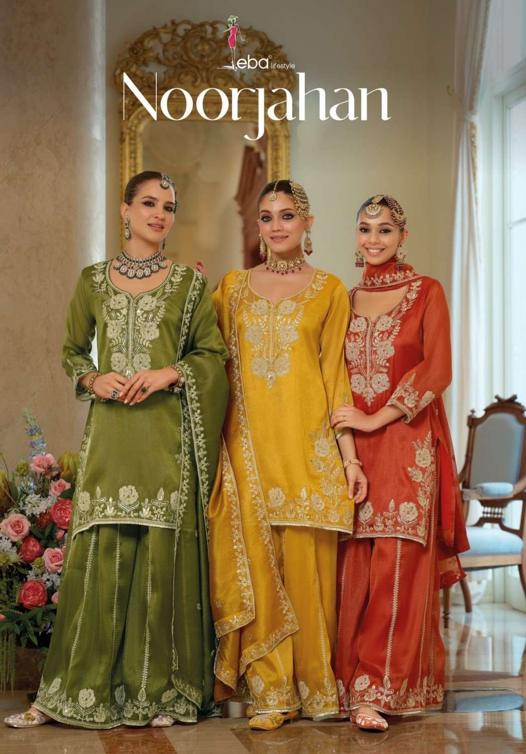 EBA LIFESTYLE NOORJAHAN 2329 TO 2331 SERIES CHANDNIYA PAKISTANI SUITS-00289