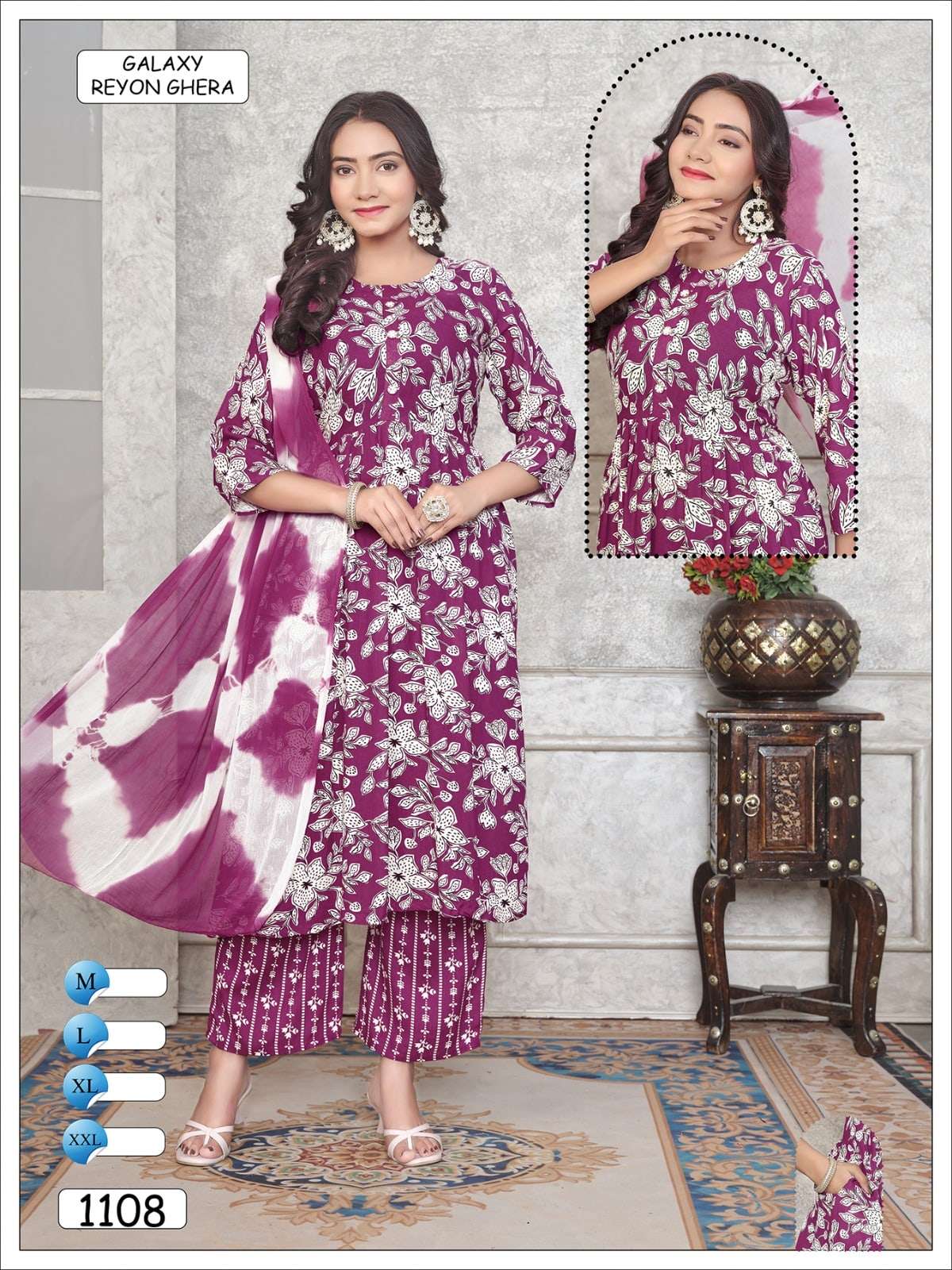 GALAXY BY ASLIWHOLESALE RAYON PRINTED DRESSES-00320