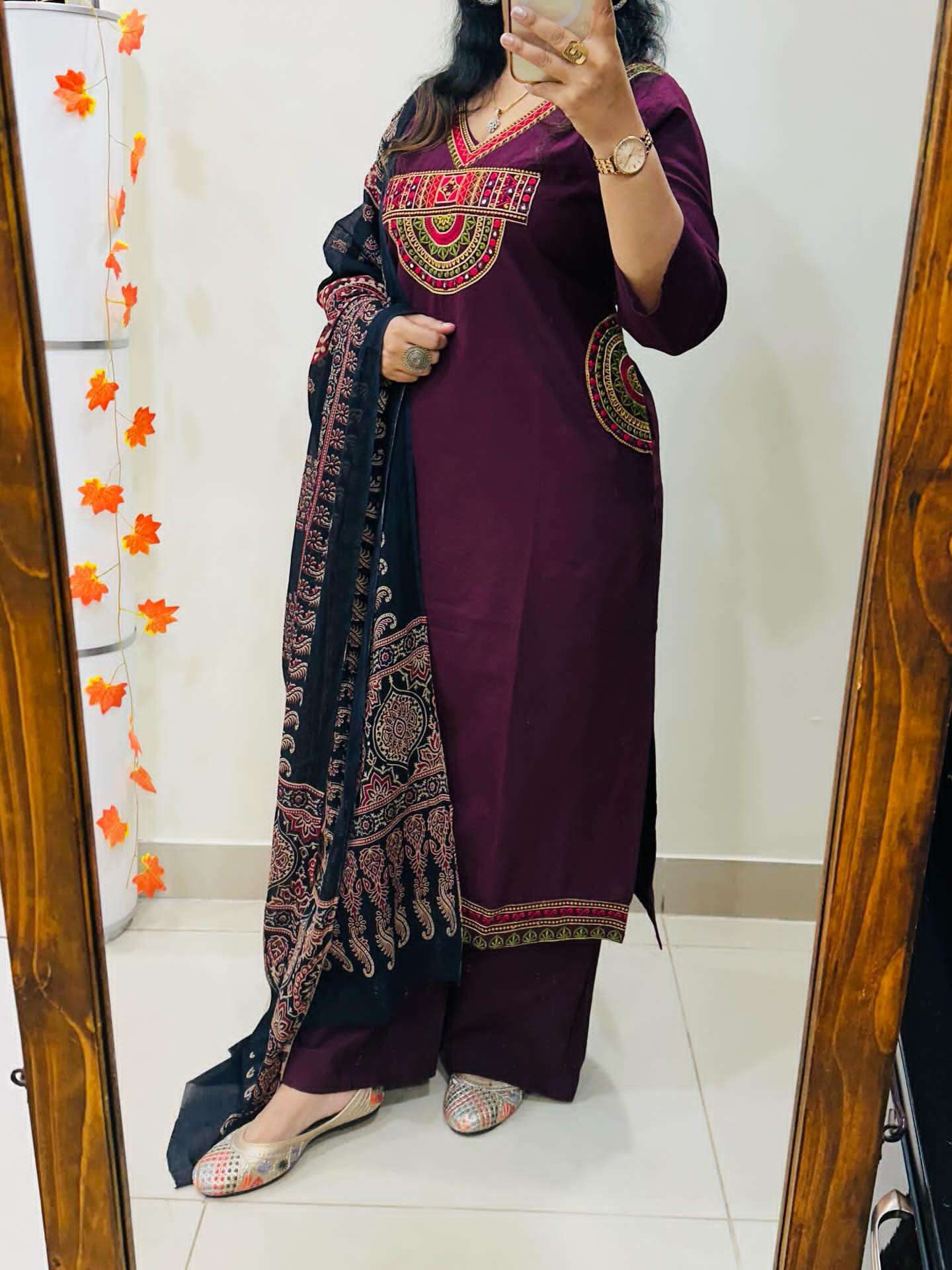 HIMANSHI VOL-905 BY ASLIWHOLESALE DESIGNER COTTON EMBROIDERY DRESSES-00211