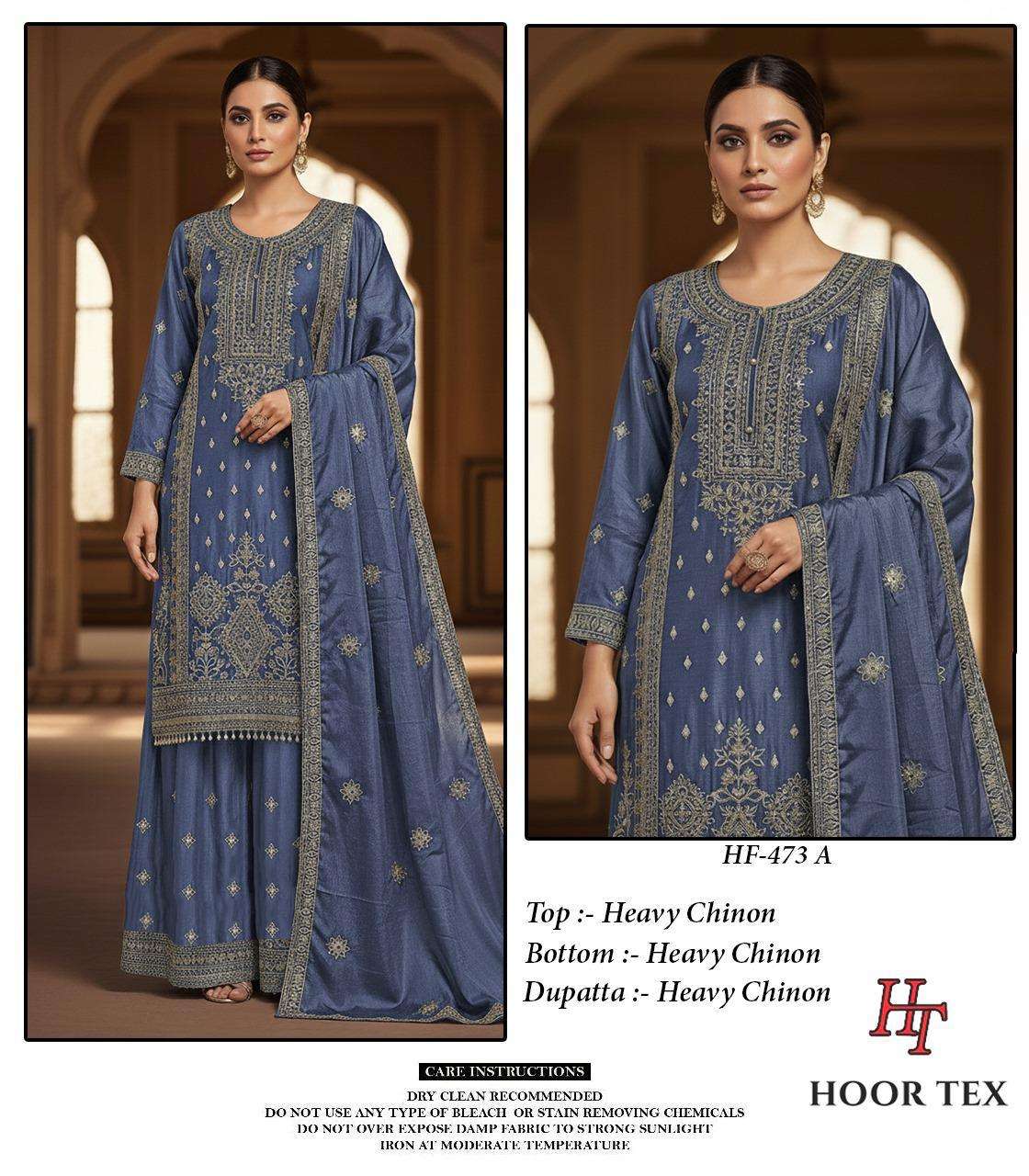 HOOR TEX HF-473 A TO D SEIRES CHINON EMBROIDERY DRESSES-00020