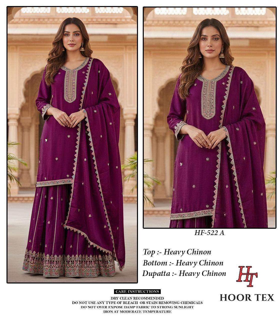 HOOR TEX HF-522 A TO D SERIES CHINON EMBROIDERY DRESSES-00020