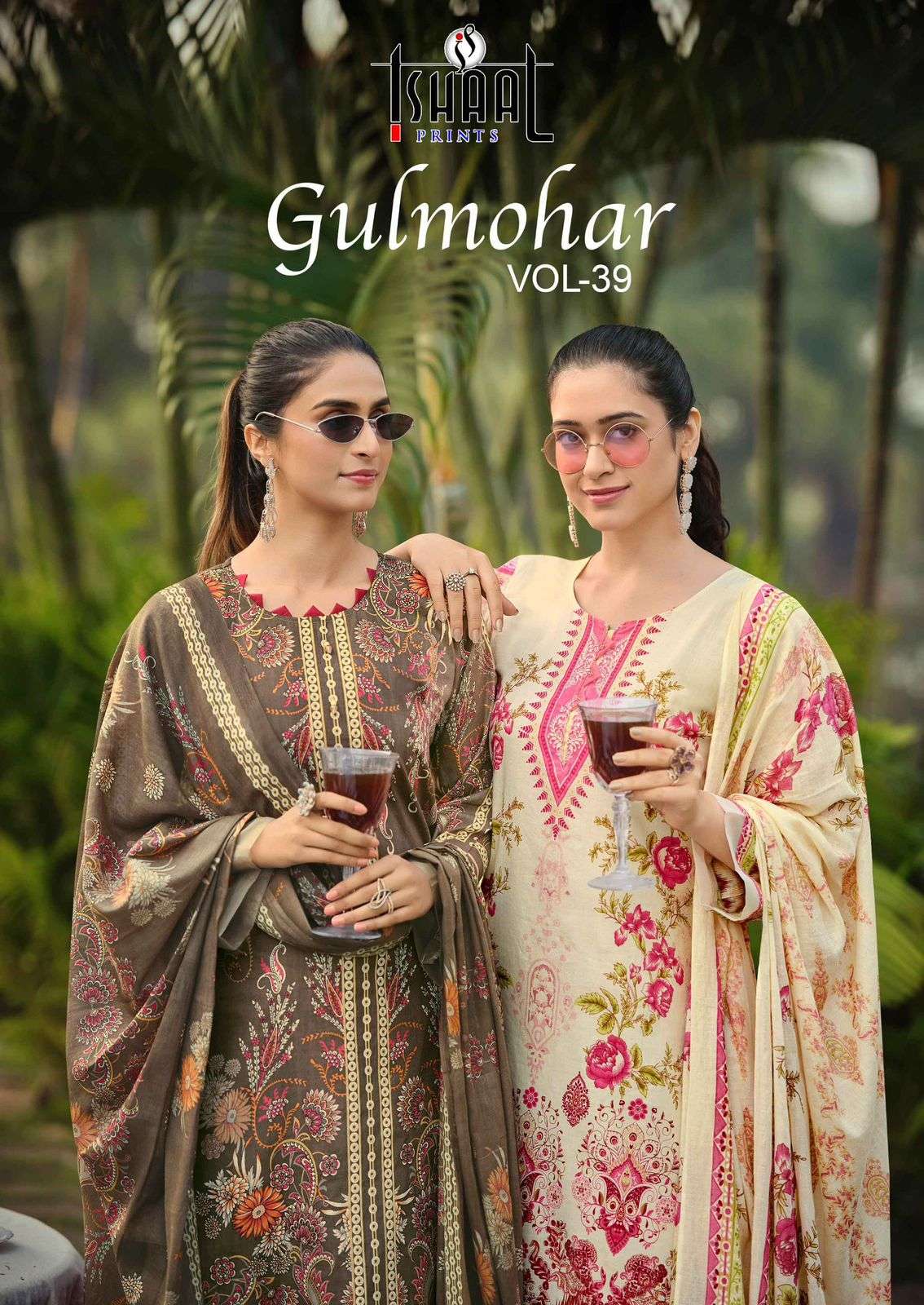ISHAAL PRINTS GULMOHAR VOL-39 3901 TO 3910 SERIES COTTON PRINTED DRESSES-00201