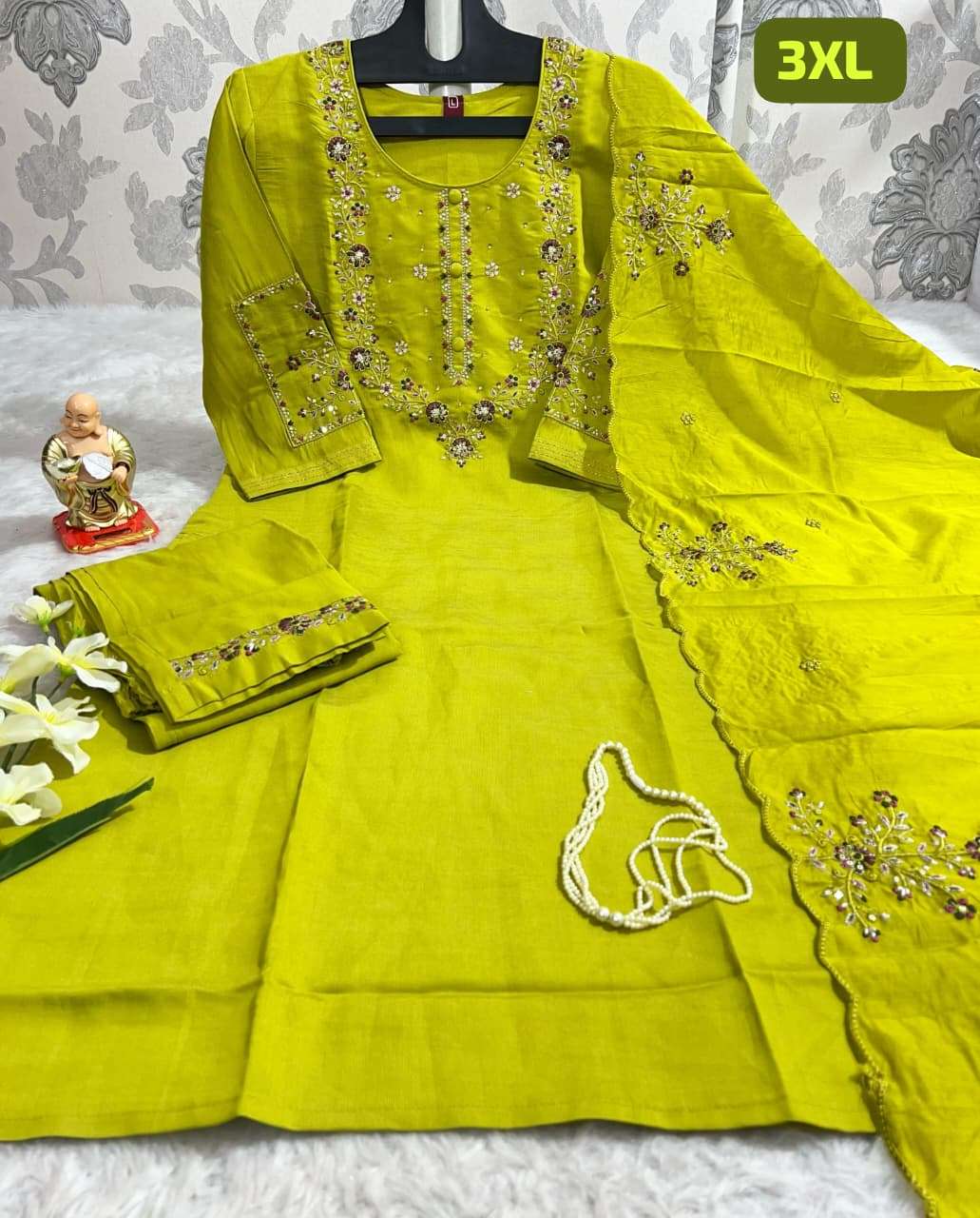 JYOTI VOL-406 BY ASLIWHOLESALE HEAVY VISCOSE EMBROIDERY DRESSES-00233