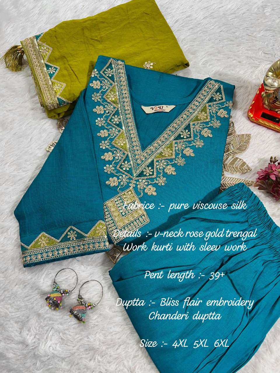 JYOTI VOL-420 BY ASLIWHOLESALE VISCOSE EMBROIDERY DRESSES-00233