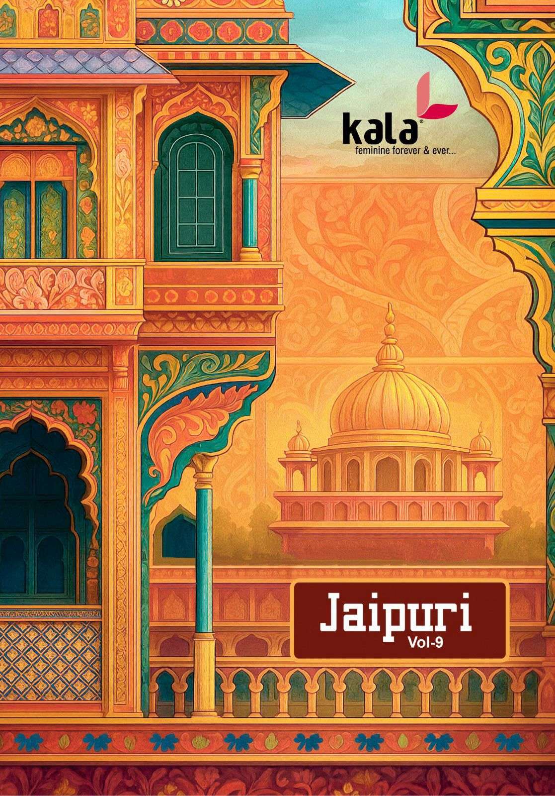 KALA JAIPURI VOL-09 8901 TO 8912 SERIES COTTON PRINTED DRESSES-00062