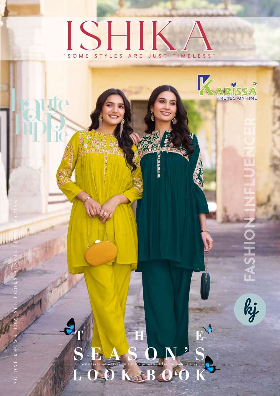 KARISSA ISHIKA 1001 TO 1004 SERIES CHANDERI HANDWORK CASUALS-00014