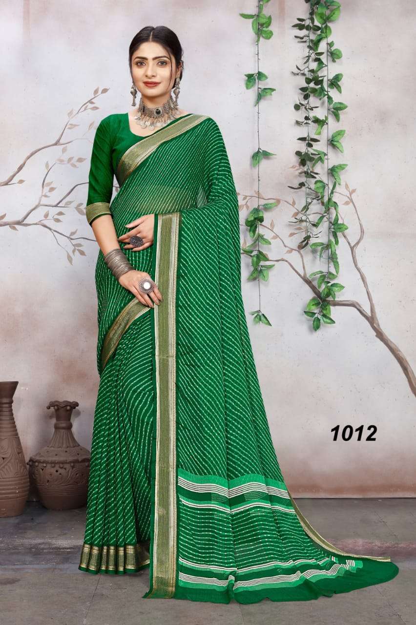 KRITI BY ASLIWHOLESALE CHIFFON GEORGETTE PRINTED SAREES-00090