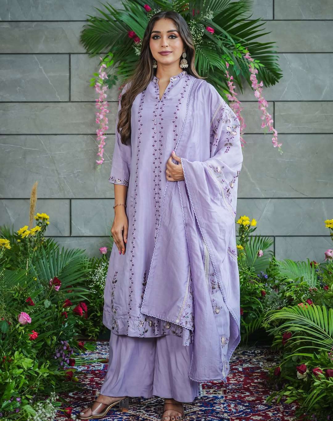 LAVANYA BY ASLIWHOLESALE SOFT MUSLIN COTTON EMBROIDERY DRESSES-00264