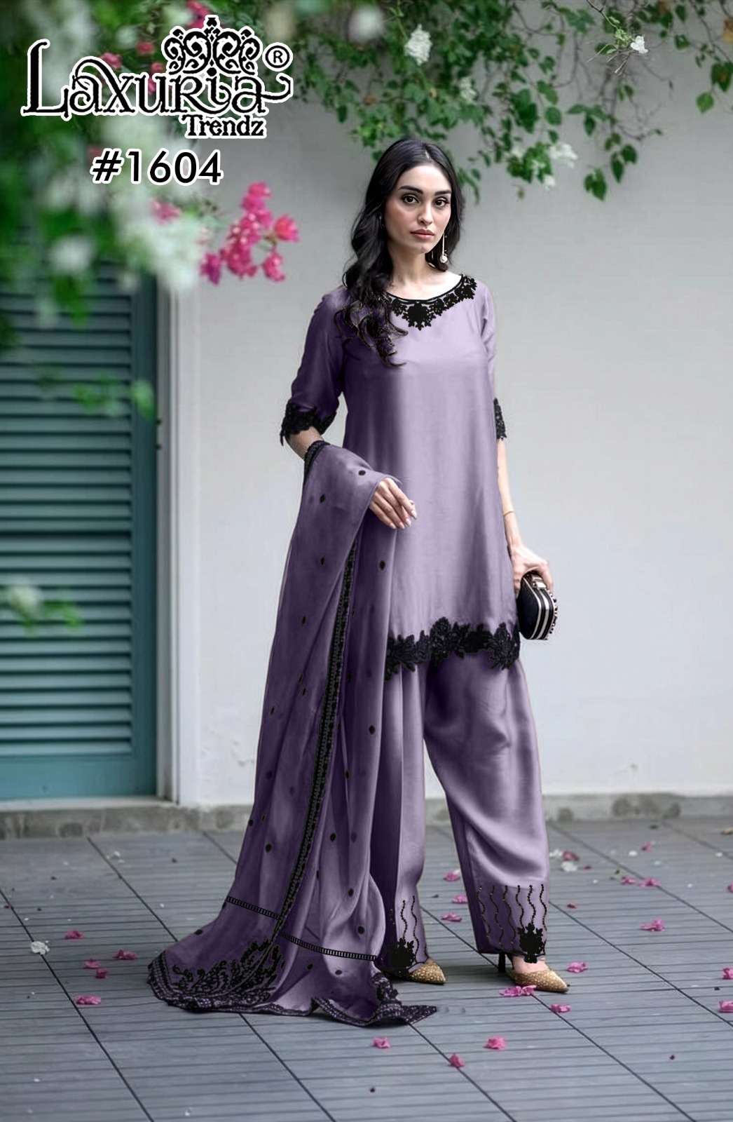 LAXURIA 1604 SATIN EMBROIDERY PAKISATNI DRESSES-00005