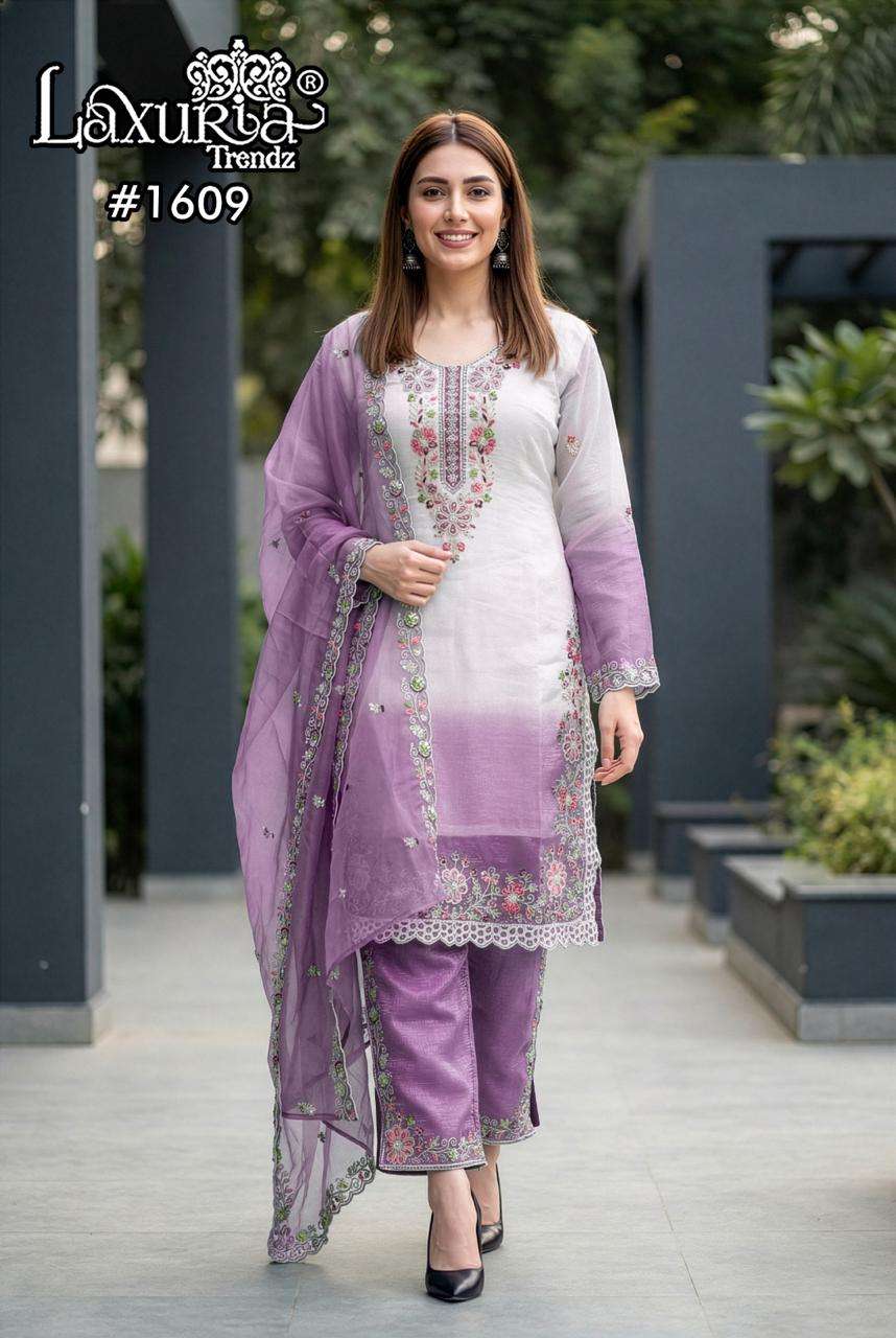 LAXURIA 1609 CRUNCHY EMBROIDERY DRESSES-00005