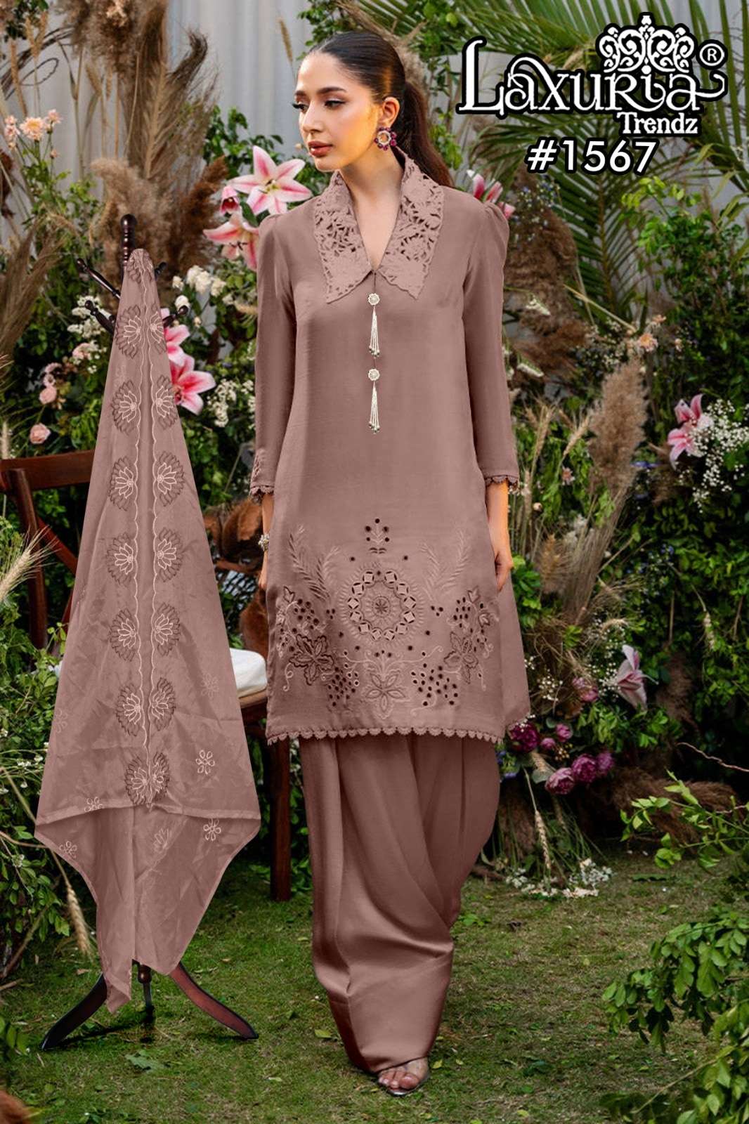 LAXURIA TRENDZ 1567 SATIN EMBROIDERY PAKISATNI DRESSES-00005